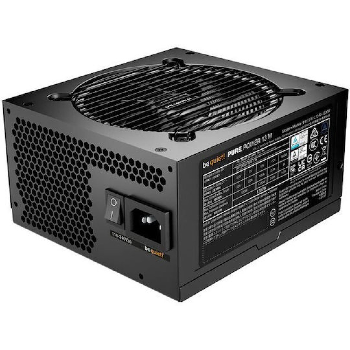 Pure Power 13 M 1200W (schwarz, 1x 12-Pin High Power GPU, 4x PCIe, Kabel-Management, 1200 Watt)