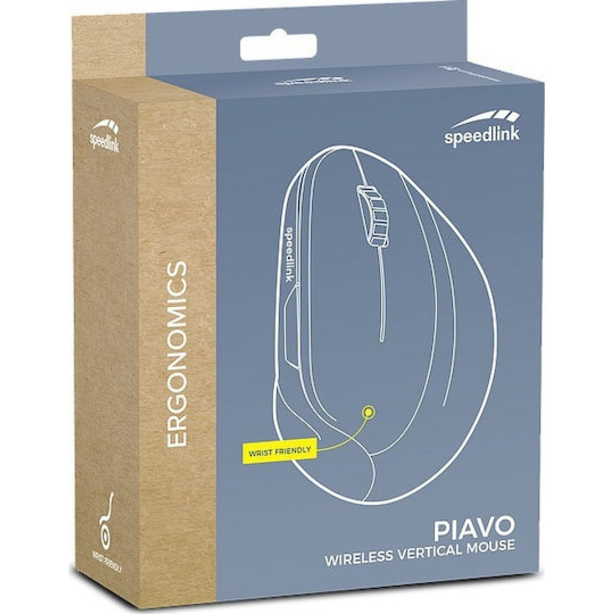 Speedlink PIAVO Ergonomic Vertical Mouse Wireless black