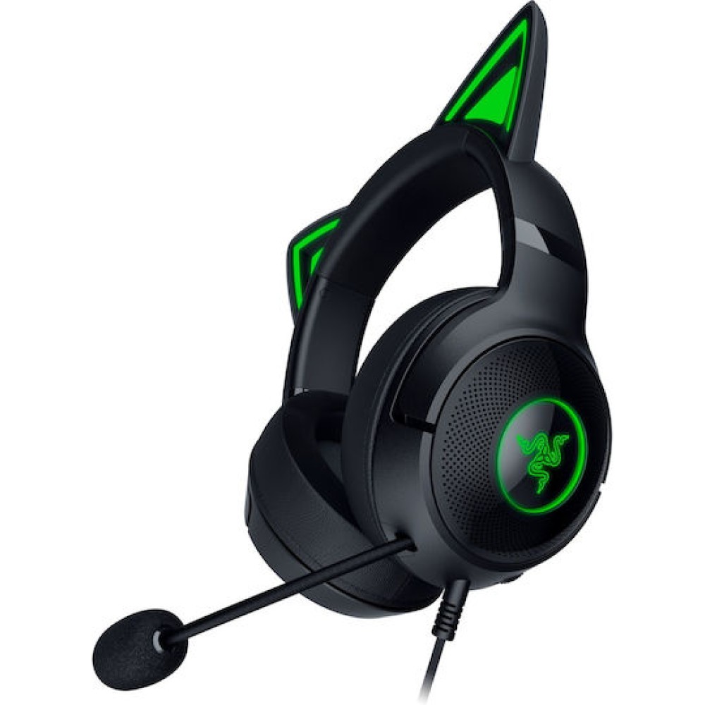 Razer Kraken Kitty V2 Over Ear Gaming Headset με σύνδεση USB