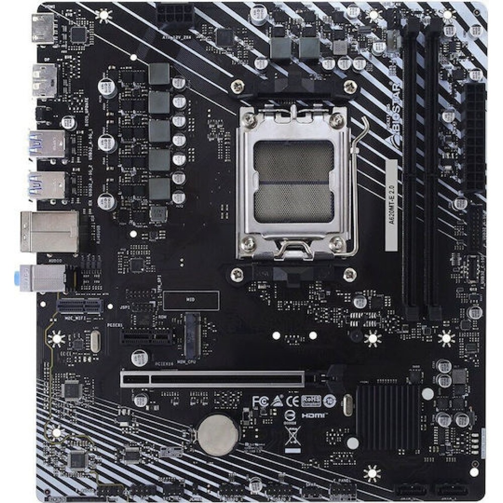 Biostar A620MT-E 2.0 Motherboard Micro ATX με AMD AM5 Socket