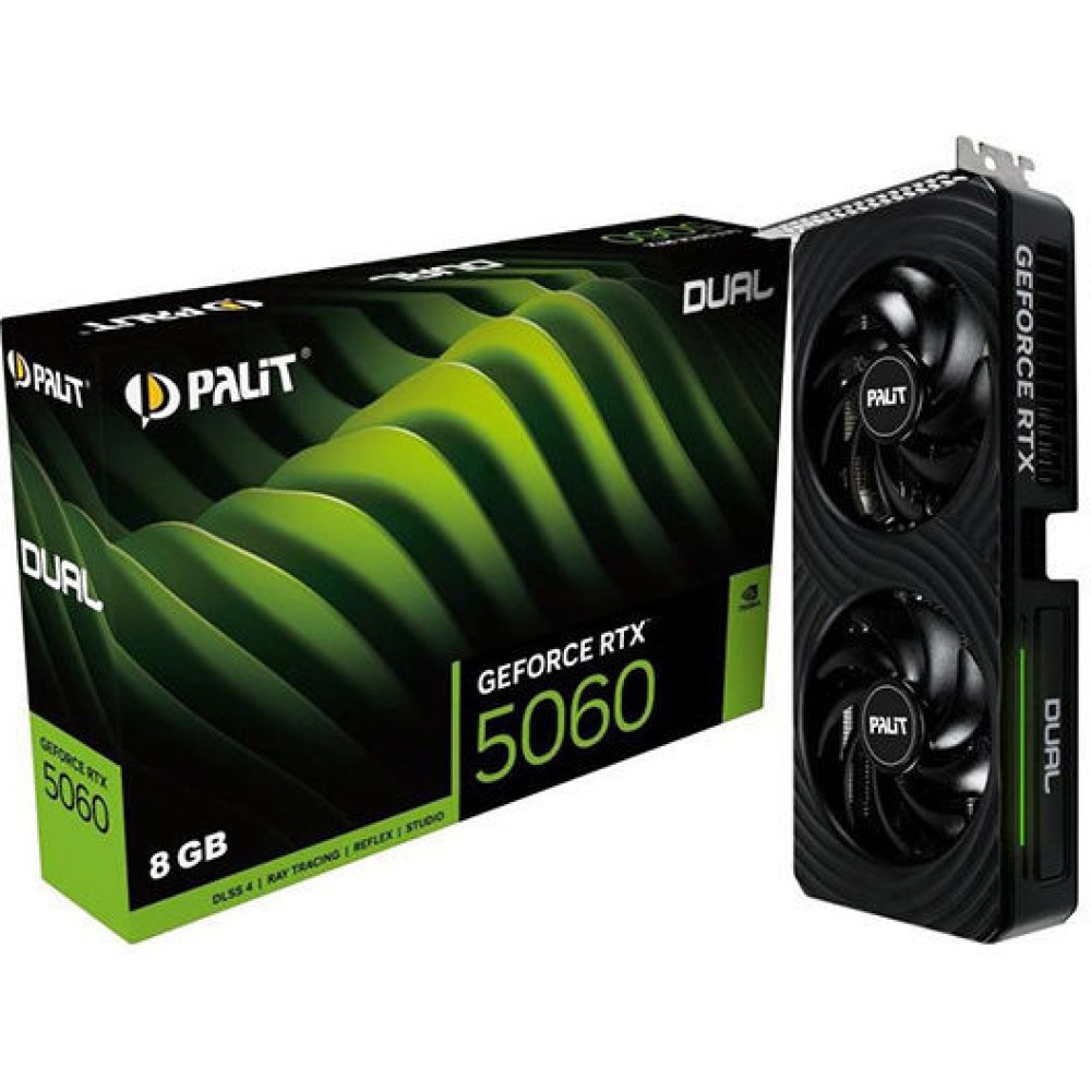 Palit GeForce RTX 5060 8GB GDDR7 Dual Κάρτα Γραφικών