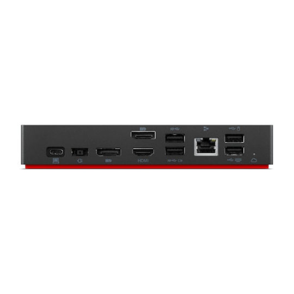 Lenovo ThinkPad Universal USB-C Docking Station με HDMI/DisplayPort 4K Ethernet και συνδεση 3 Οθονών Μαύρο