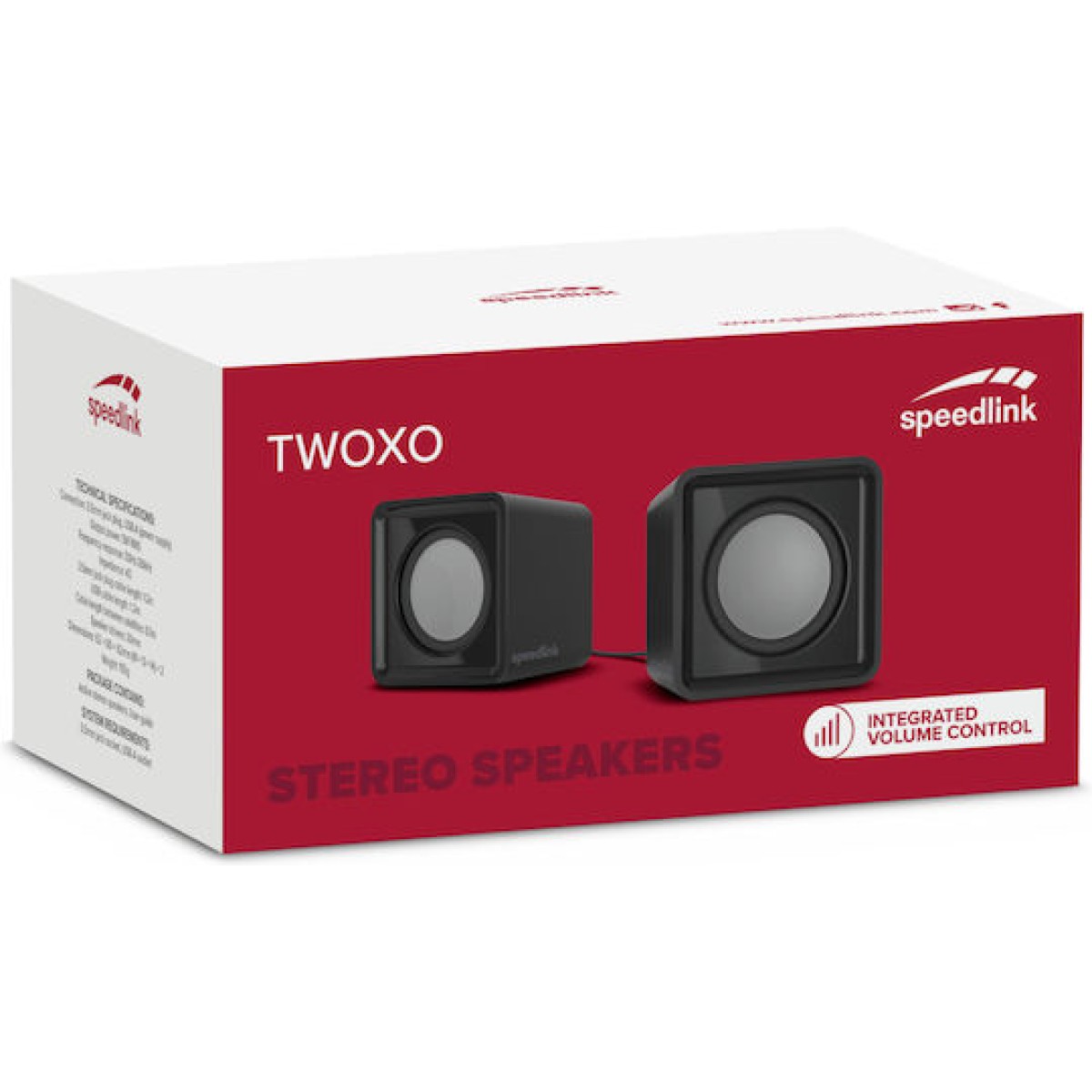 Speedlink TWOXO Stereo Speakers black