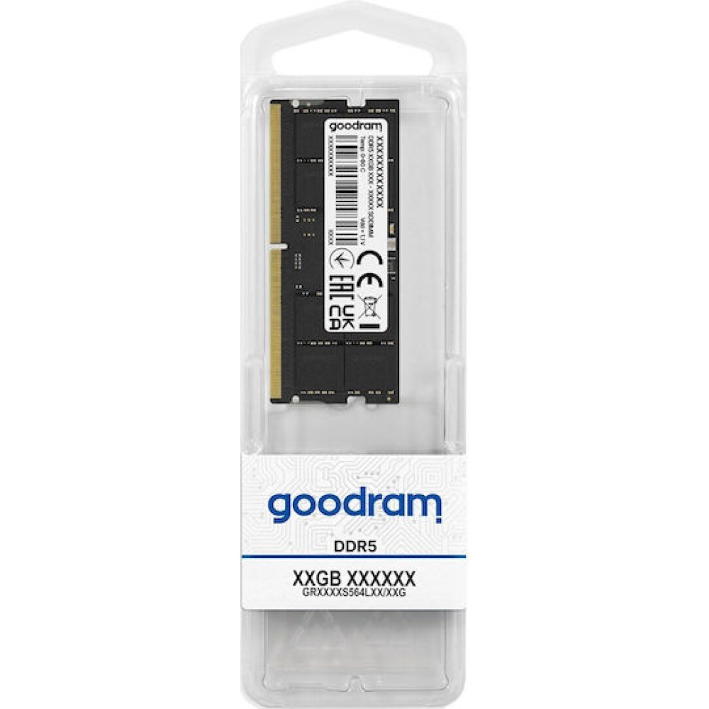 GoodRAM DDR5 με Module 1x32GB και Ταχύτητα 4800 για Laptop