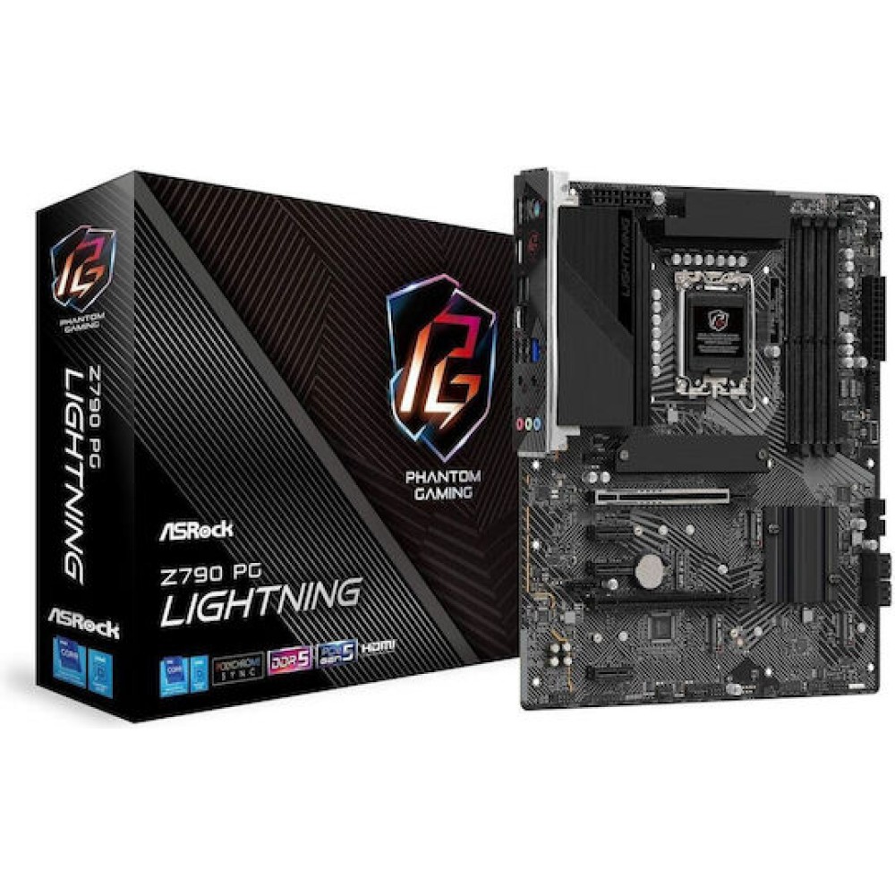 ASRock Z790 PG Lightning Motherboard ATX με Intel 1700 Socket 90-MXBKA0-A0UAYZ