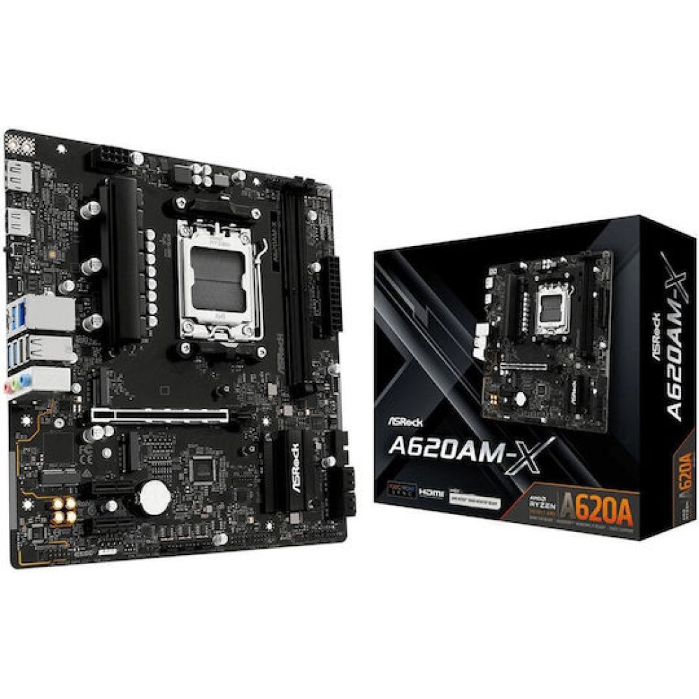 ASRock A620AM-X Motherboard Micro ATX με AMD AM5 Socket 90-MXBSV-A0UAYZ