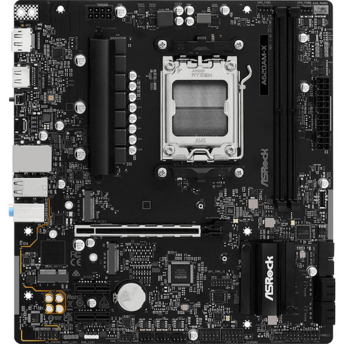 Asrock A620AM-X motherboard AMD A620 Socket AM5 micro ATX