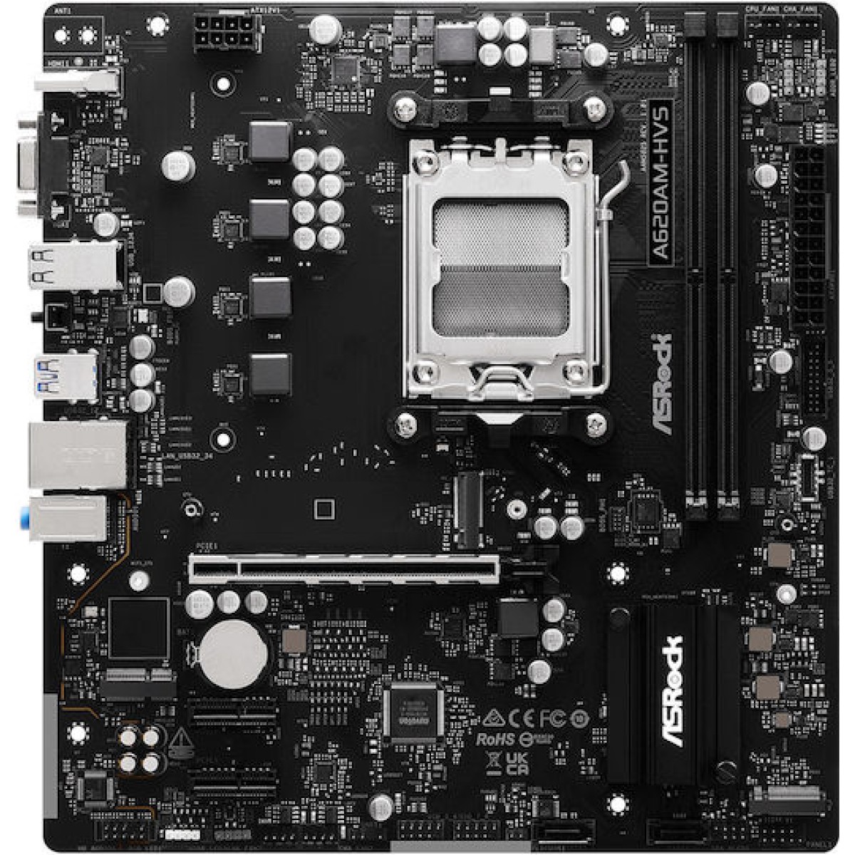 Asrock A620AM-X motherboard AMD A620 Socket AM5 micro ATX