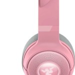 Razer Kraken Kitty V2 Over Ear Gaming Headset με σύνδεση USB Quartz