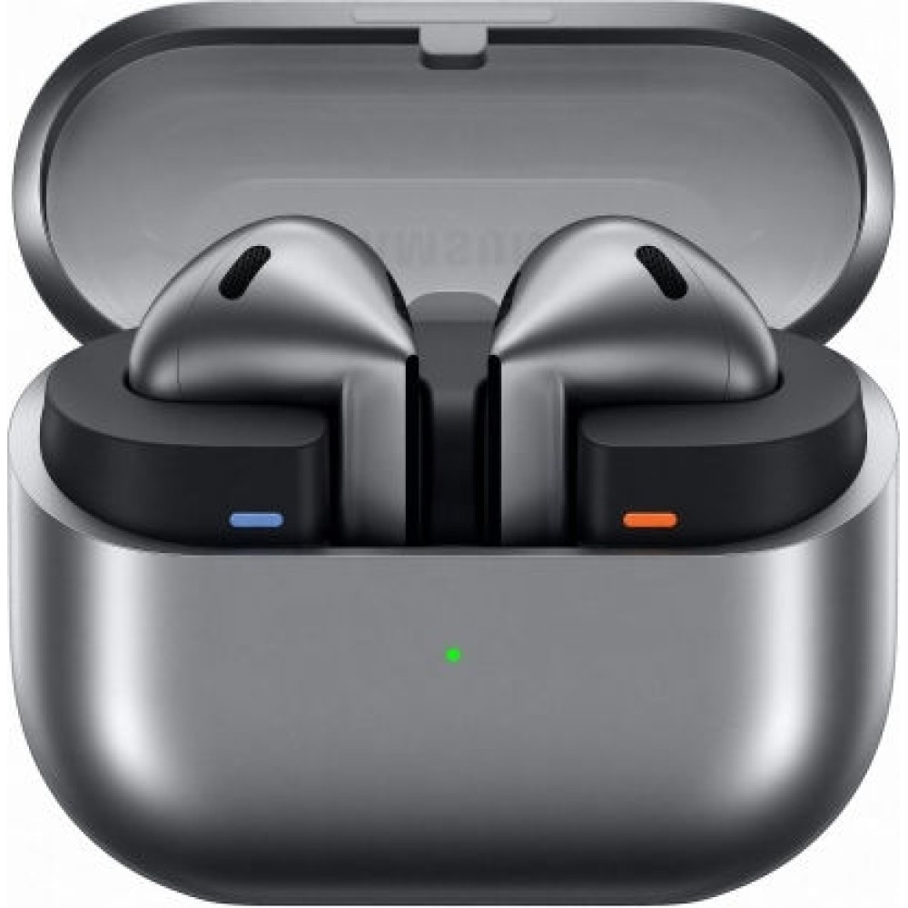 Samsung Galaxy Buds3 Bluetooth Handsfree Ακουστικά με Αντοχή στον Ιδρώτα και Θήκη Φόρτισης Silver
