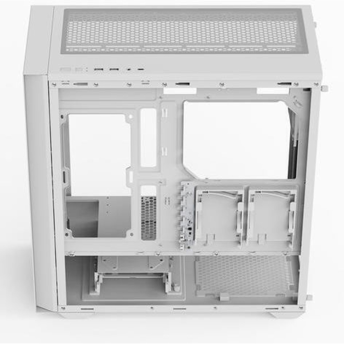 Aerocool D502A V1 Gaming Midi Tower Κουτί Υπολογιστή με Πλαϊνό Παράθυρο Λευκό