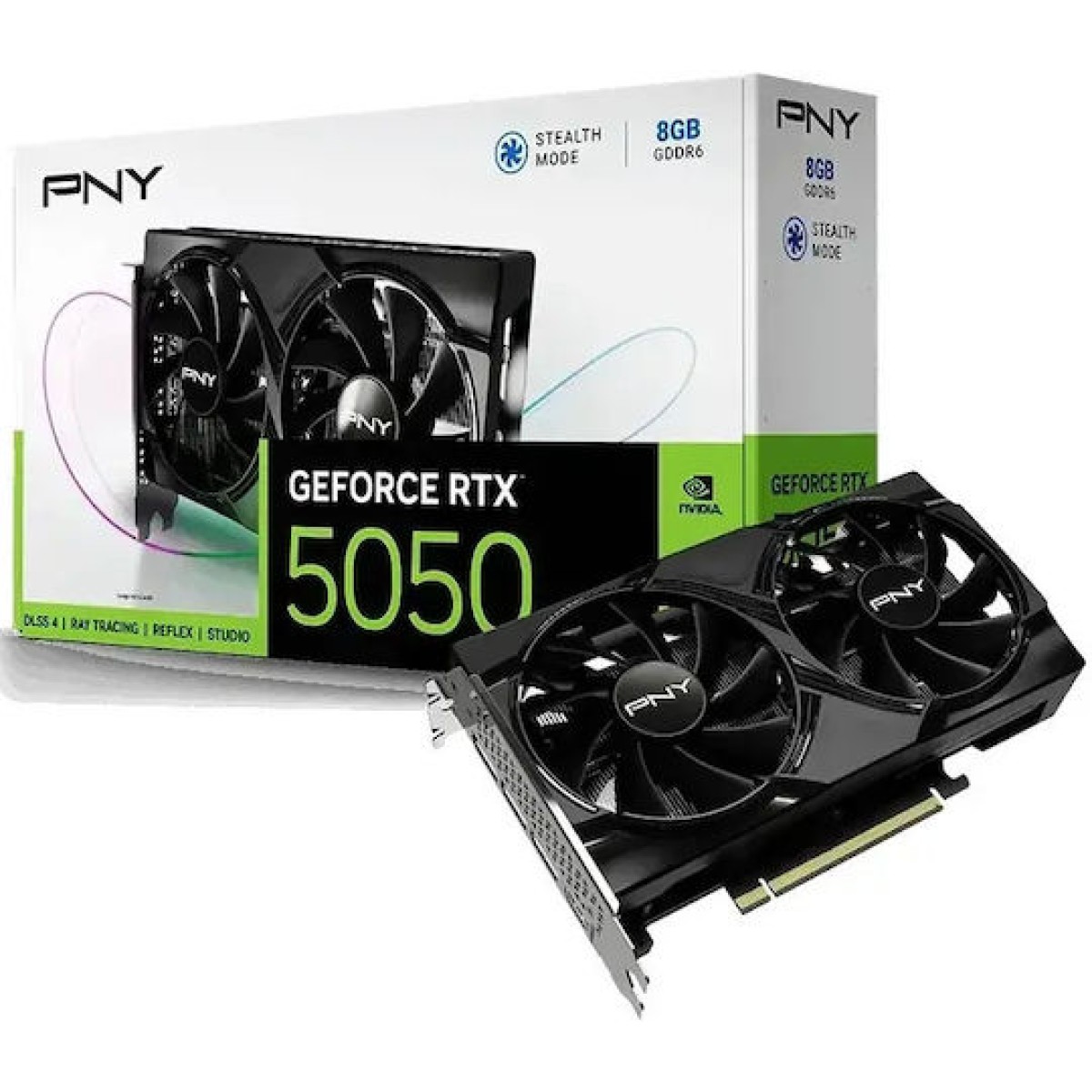 GeForce RTX 5050 Dual Fan (DLSS 4, 3x DisplayPort, 1x HDMI 2.1)