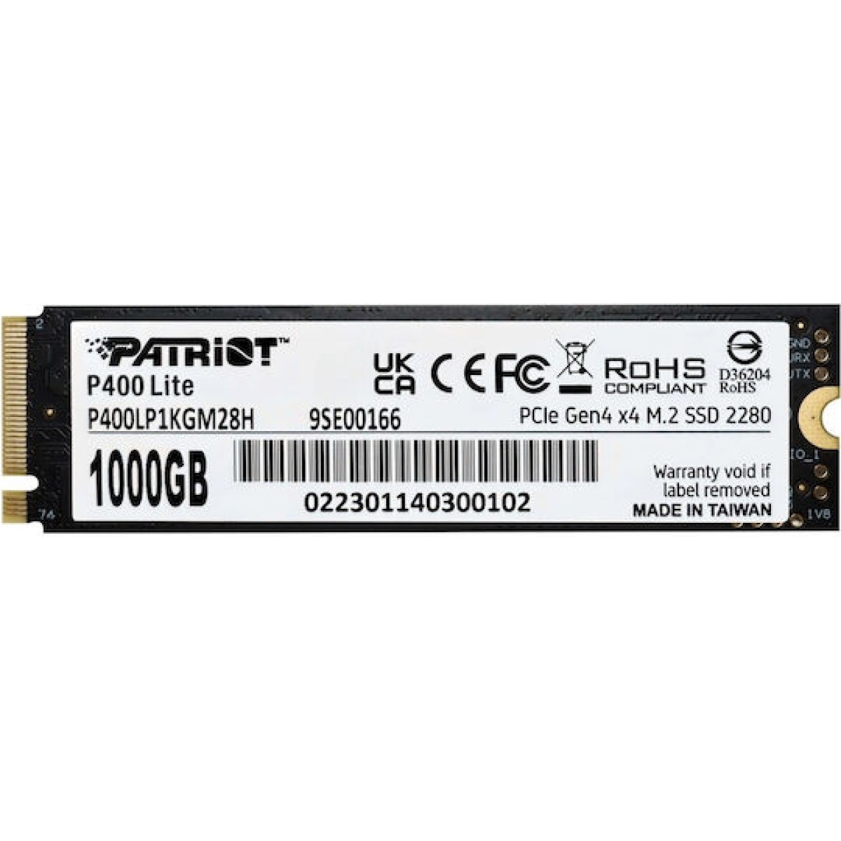 Patriot Viper VP400 Lite SSD 1TB M.2 NVMe PCI Express 4.0