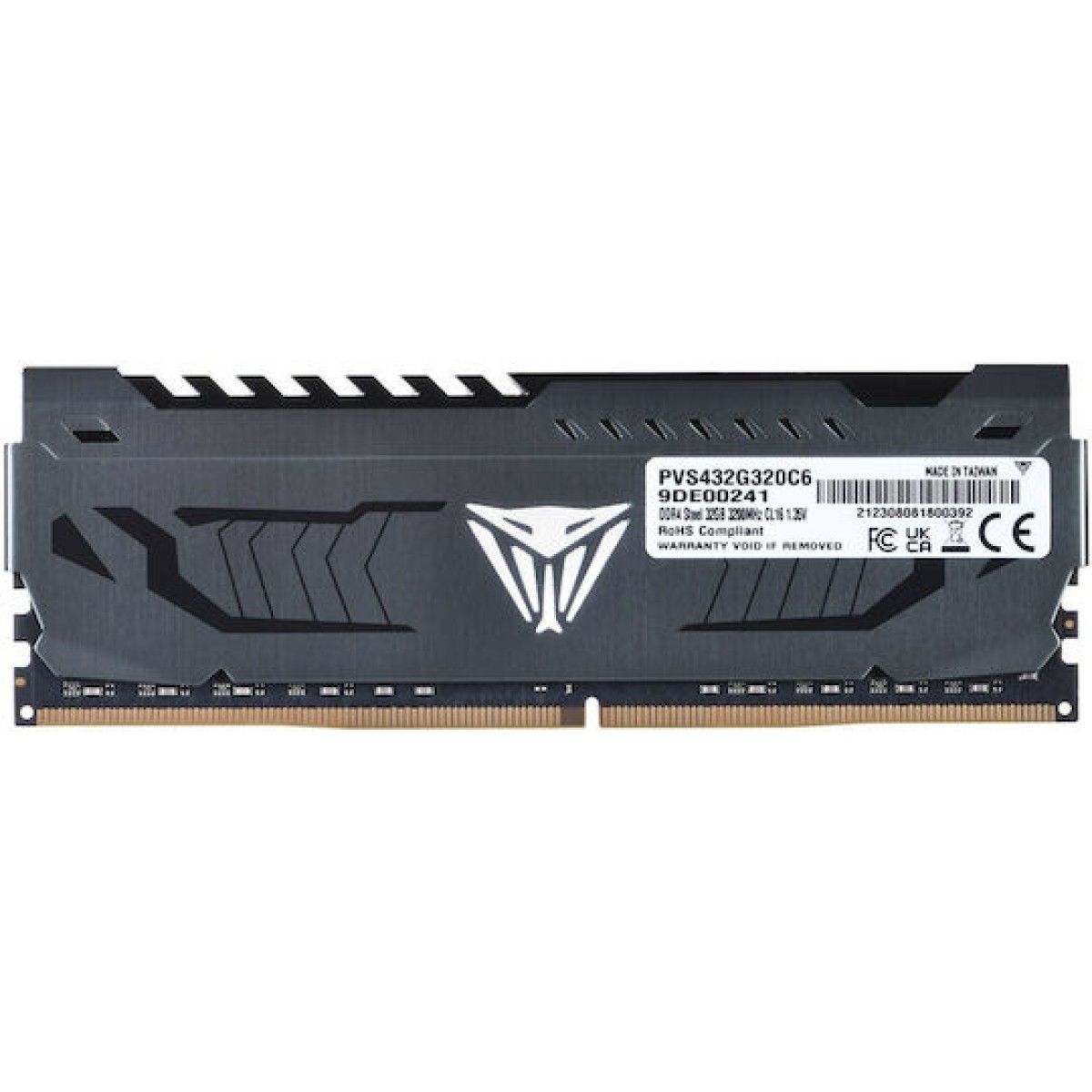 Patriot Viper Steel DDR4 με Module 1x32GB και Ταχύτητα 3200 για Desktop