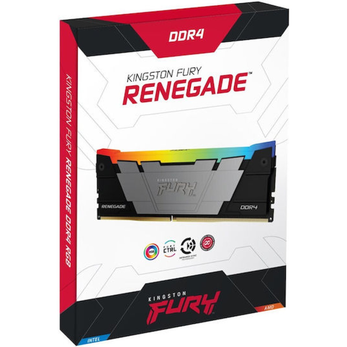 Kingston Fury Renegade Rgb DDR4 με Module 1x16GB και Ταχύτητα 3600 για Desktop