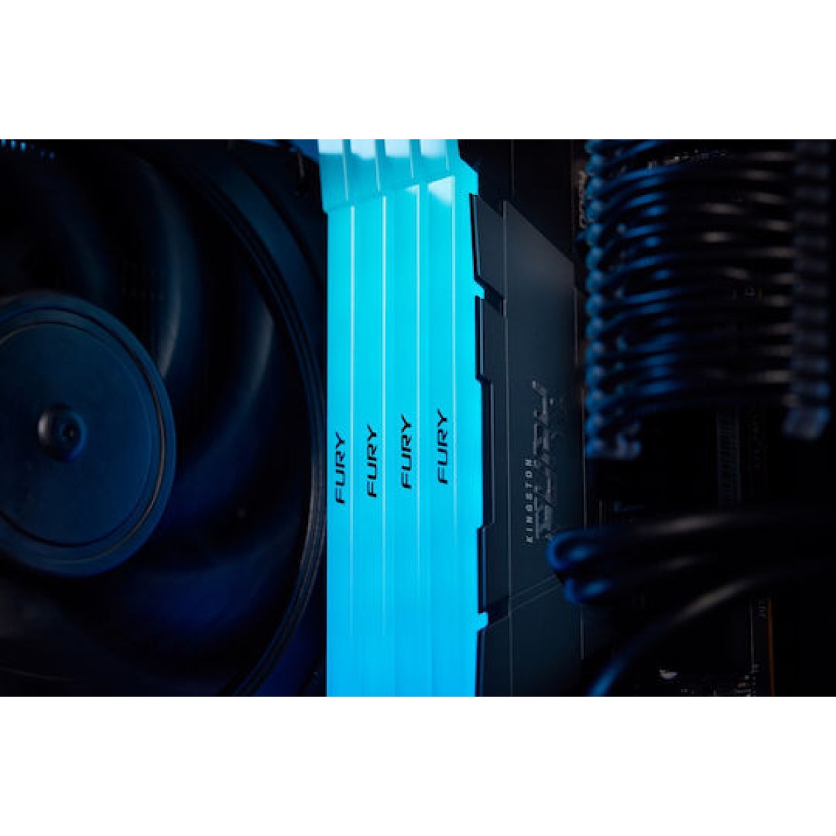 Kingston Fury Renegade Rgb DDR4 με Module 1x16GB και Ταχύτητα 3600 για Desktop