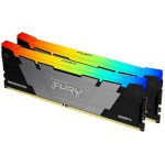 Kingston Fury Renegade Rgb DDR4 16GB RAM με 2x8GB Modules και Ταχύτητα 3200 για Desktop