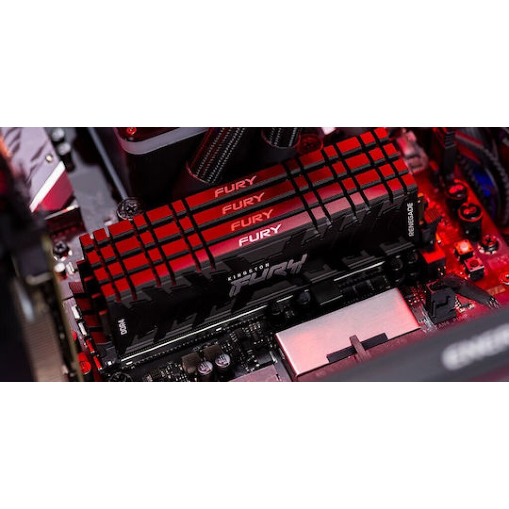 Kingston FURY Renegade RGB DDR4 16GB RAM με 2x8GB Modules και Ταχύτητα 4000 για Desktop