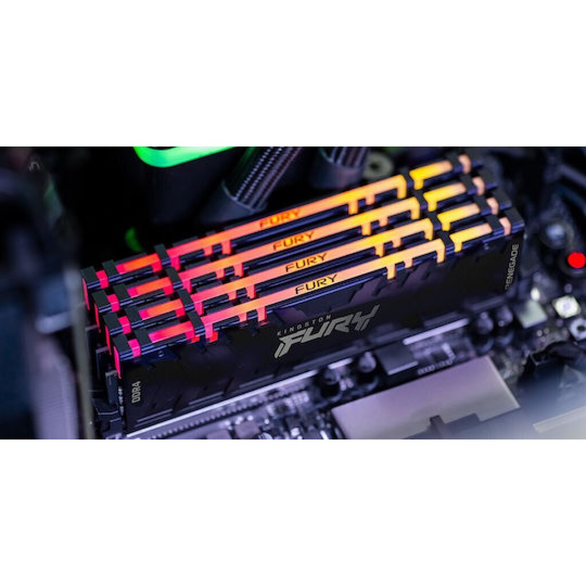 Kingston FURY Renegade RGB DDR4 16GB RAM με 2x8GB Modules και Ταχύτητα 4000 για Desktop
