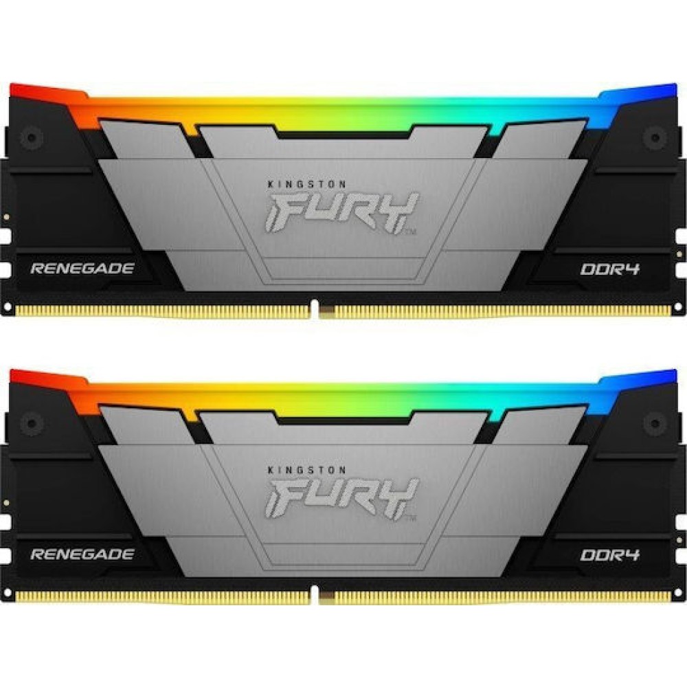 Kingston FURY Renegade RGB DDR4 16GB RAM με 2x8GB Modules και Ταχύτητα 4266 για Desktop