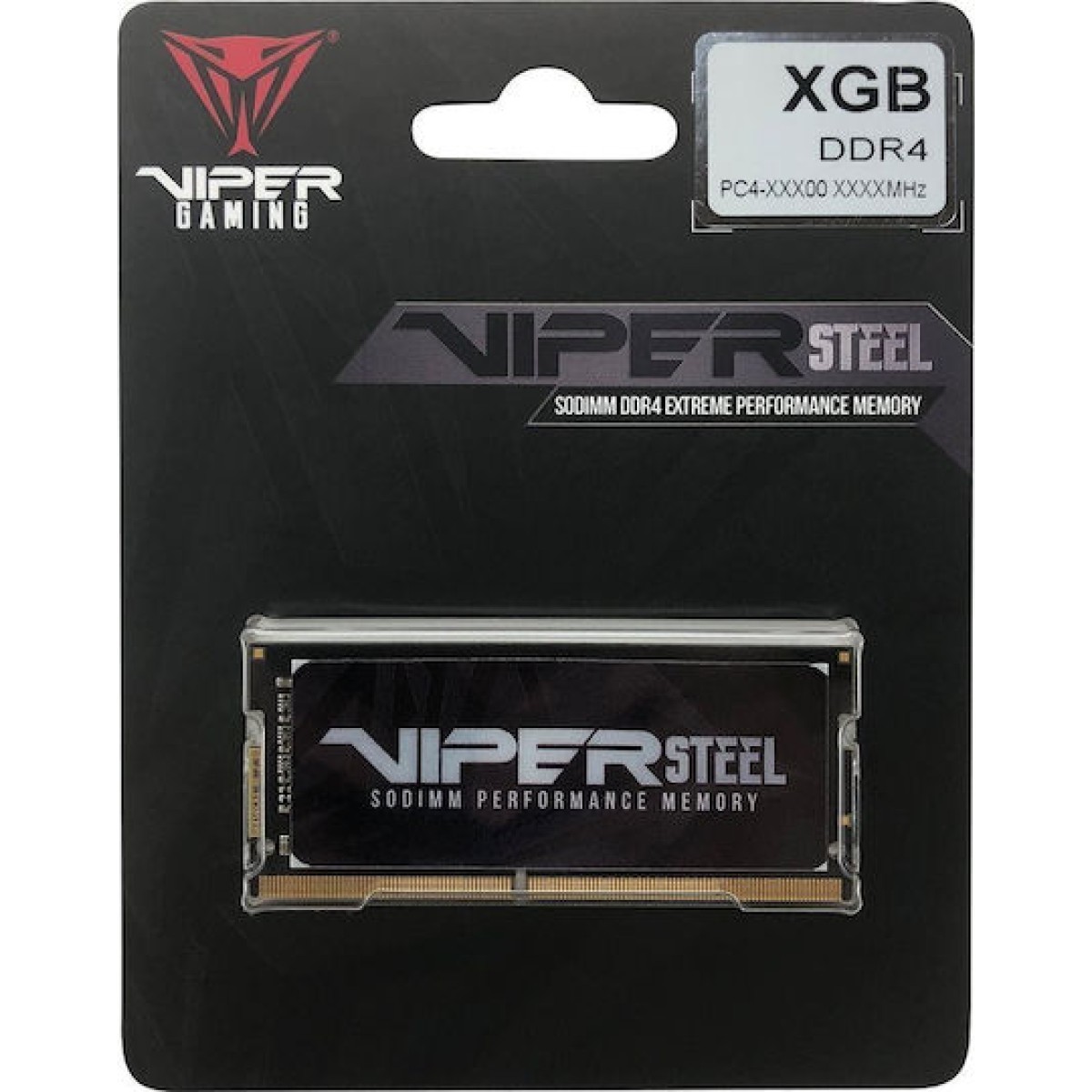 Patriot Viper Steel DDR4 με Module 1x8GB και Ταχύτητα 3200 για Laptop