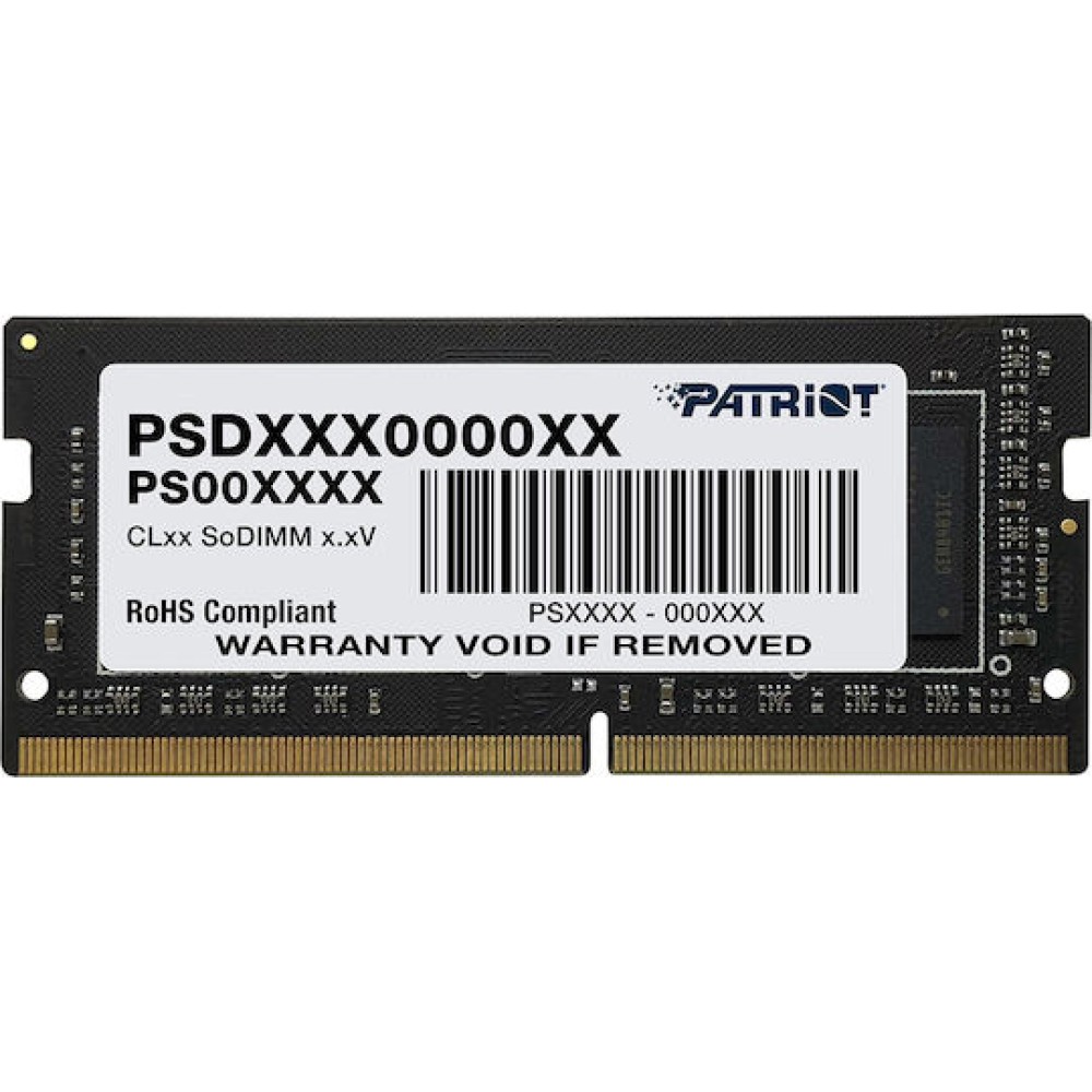 Patriot Signature DDR4 με Module 1x16GB και Ταχύτητα 2666 για Laptop