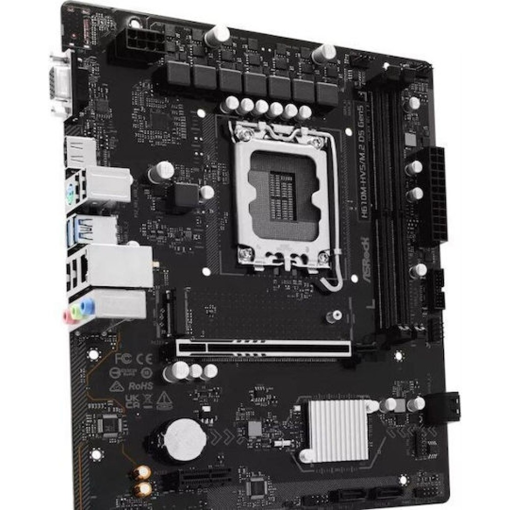 ASR H610M-HVS/M.2 D5 rev. 5.0 Motherboard Micro ATX με Intel 1700 Socket