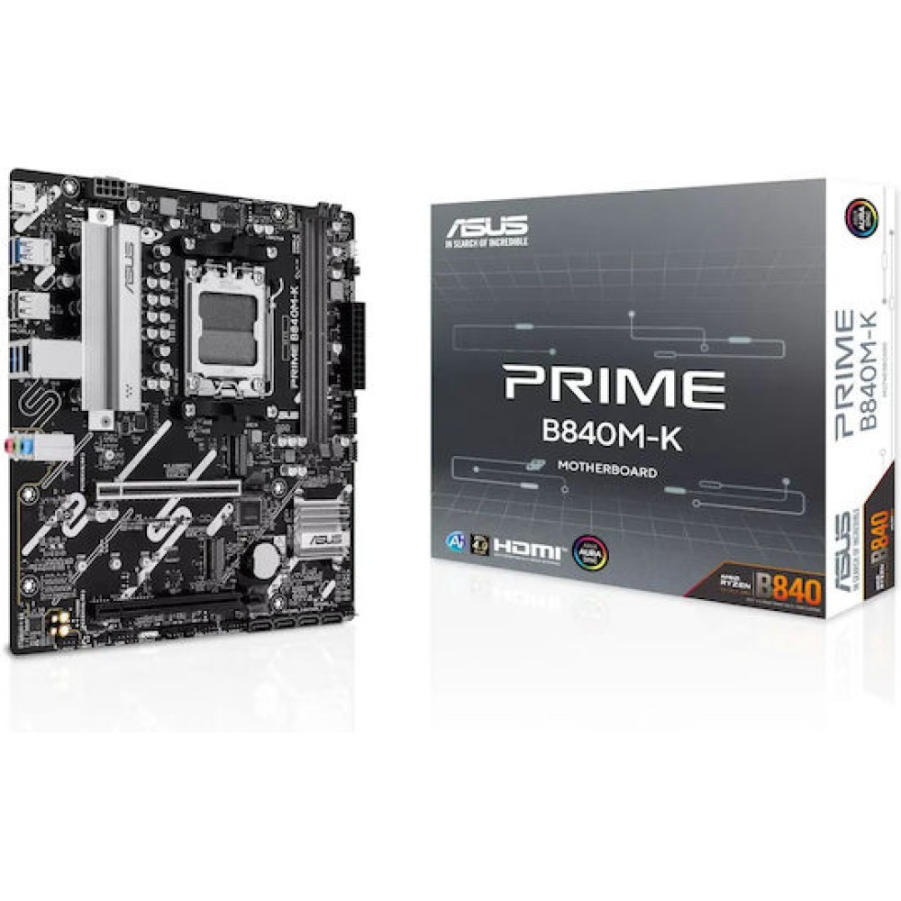 Asus PRIME B840M-K Motherboard Micro ATX με AMD AM5 Socket 90MB1PK0-M0EAY0