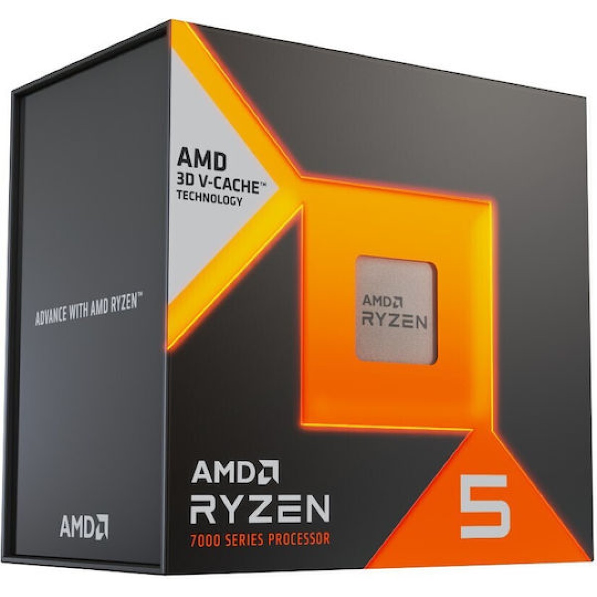 AMD Ryzen 5 7500X3D 4GHz Επεξεργαστής 6 Πυρήνων για Socket AM5 σε Κουτί