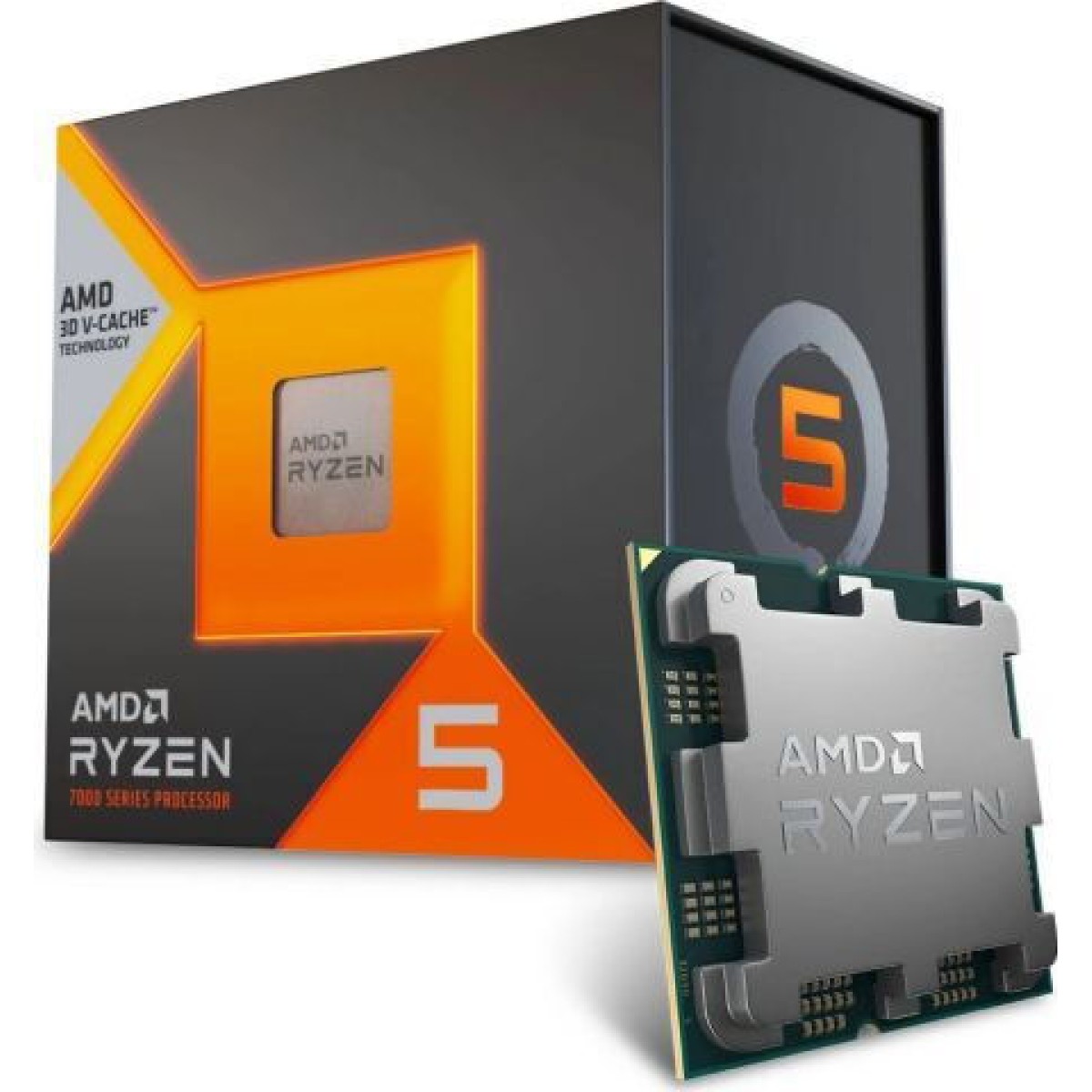AMD Ryzen 5 7500X3D 4GHz Επεξεργαστής 6 Πυρήνων για Socket AM5 σε Κουτί