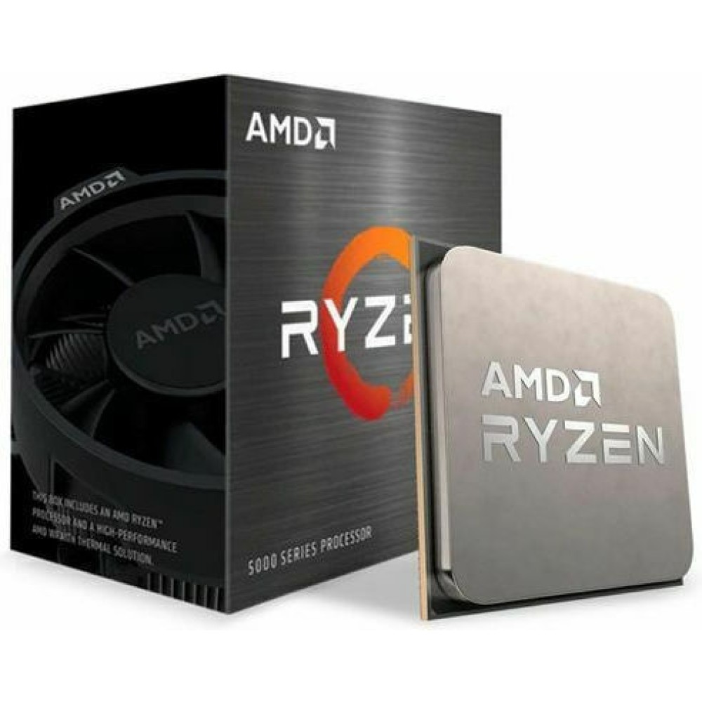 AMD Ryzen 5 5600X 4.6GHz Επεξεργαστής 6 Πυρήνων για Socket AM4 σε Κουτί με Ψύκτρα