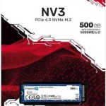 Kingston Nv3 SSD 500GB M.2 NVMe PCI Express 4.0