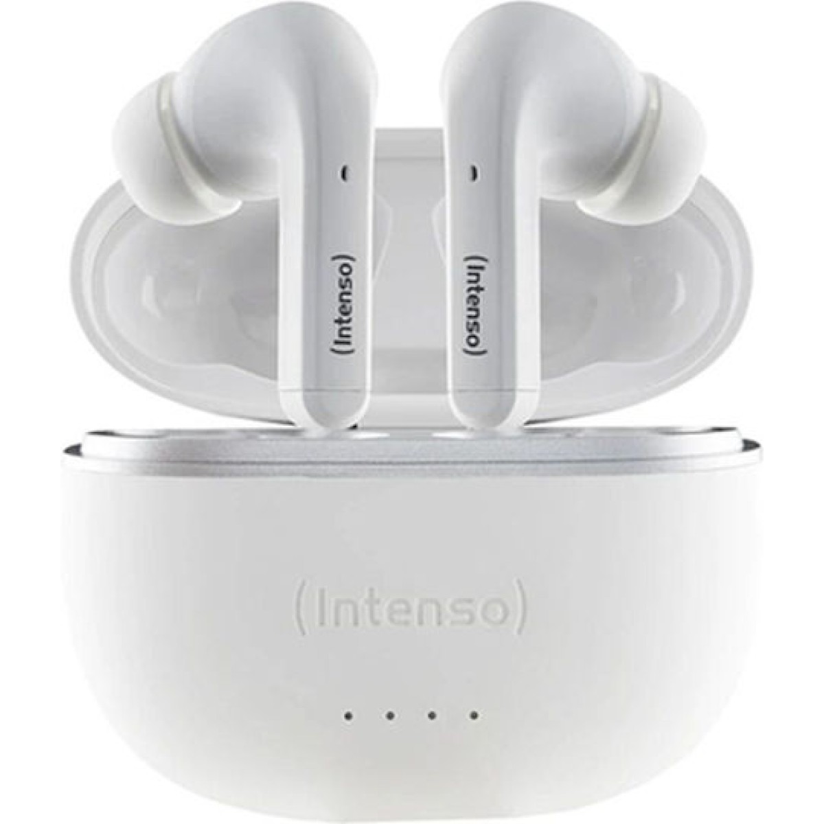 Intenso T302A In-ear Bluetooth Handsfree Ακουστικά με Θήκη Φόρτισης Λευκά