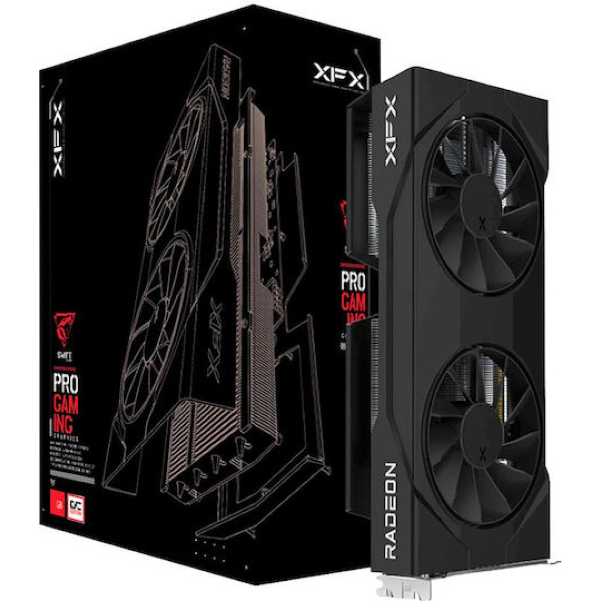 XFX Radeon RX 9060 8GB GDDR6 SWIFT Gaming Edition Κάρτα Γραφικών