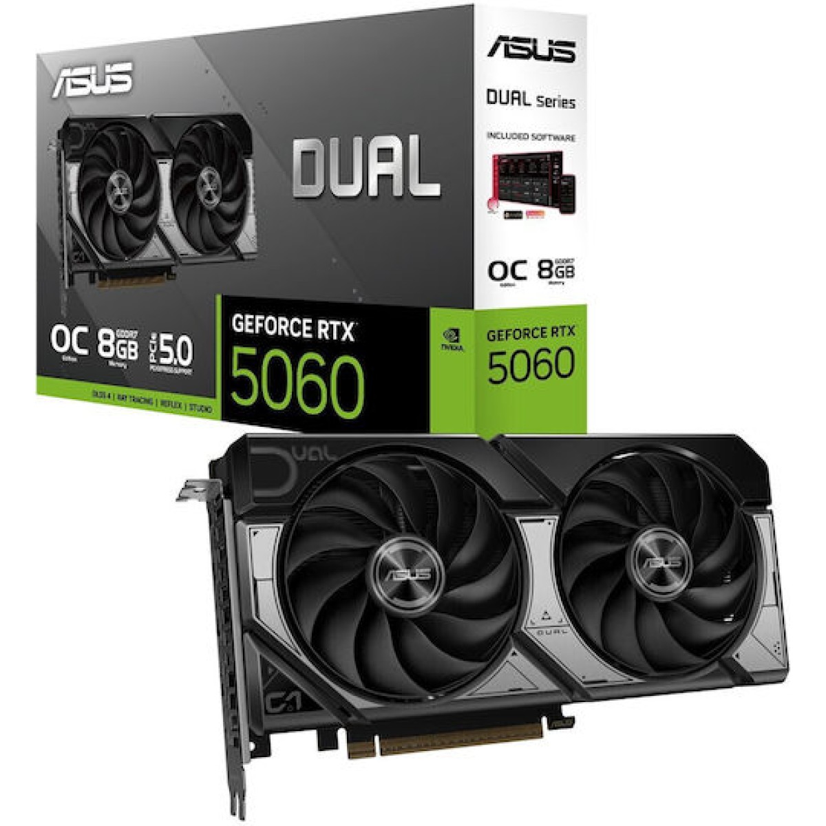 Asus GeForce RTX 5060 8GB GDDR7 EVO OC Κάρτα Γραφικών