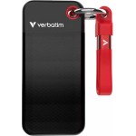 Verbatim Pocket USB 3.2 / USB-C Εξωτερικός SSD 2TB M.2 Black/Red