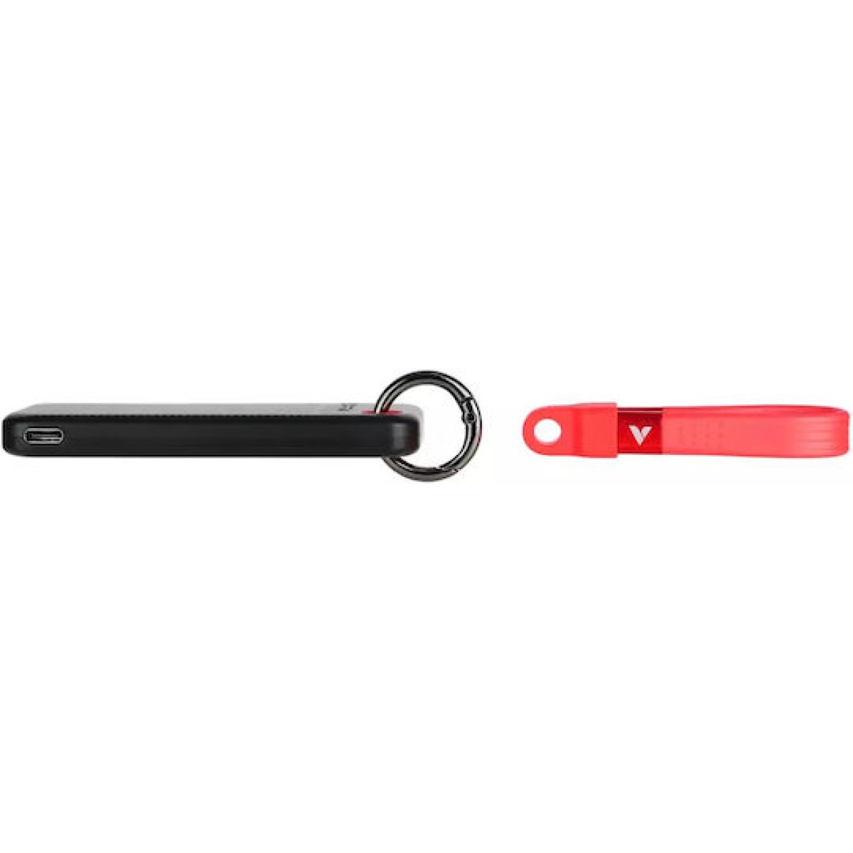 Verbatim Pocket USB 3.2 / USB-C Εξωτερικός SSD 2TB M.2 Black/Red