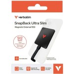 Verbatim Snapback Ultra Slim USB-C Εξωτερικός SSD 512GB 2.5