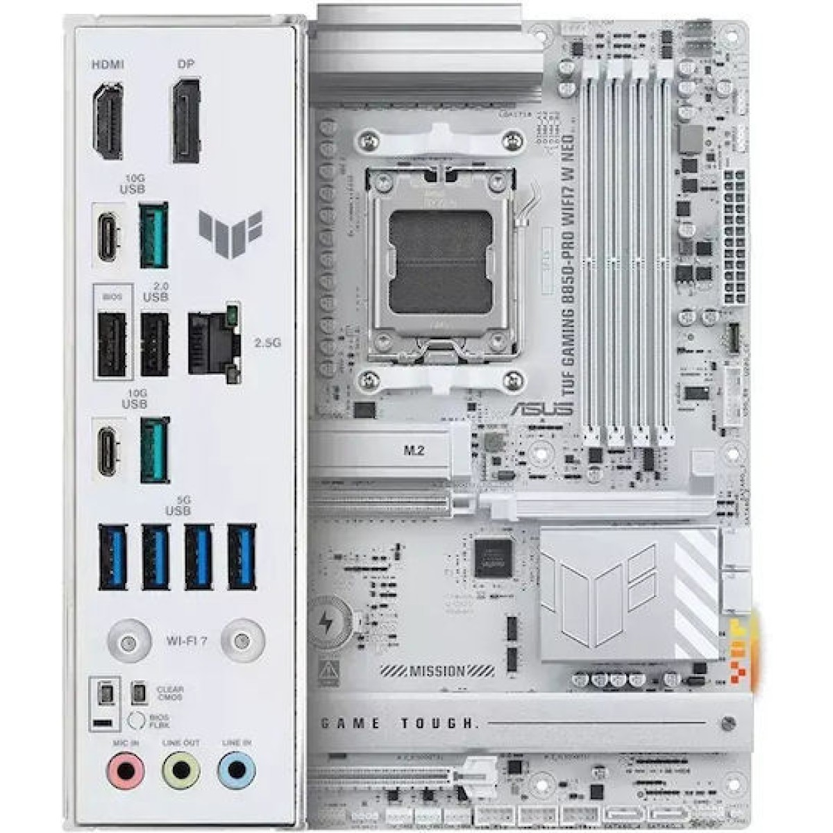 Asus TUF GAMING B850-PRO W NEO Wi-Fi Motherboard ATX με AMD AM5 Socket 90MB1NW0-M0EAY0