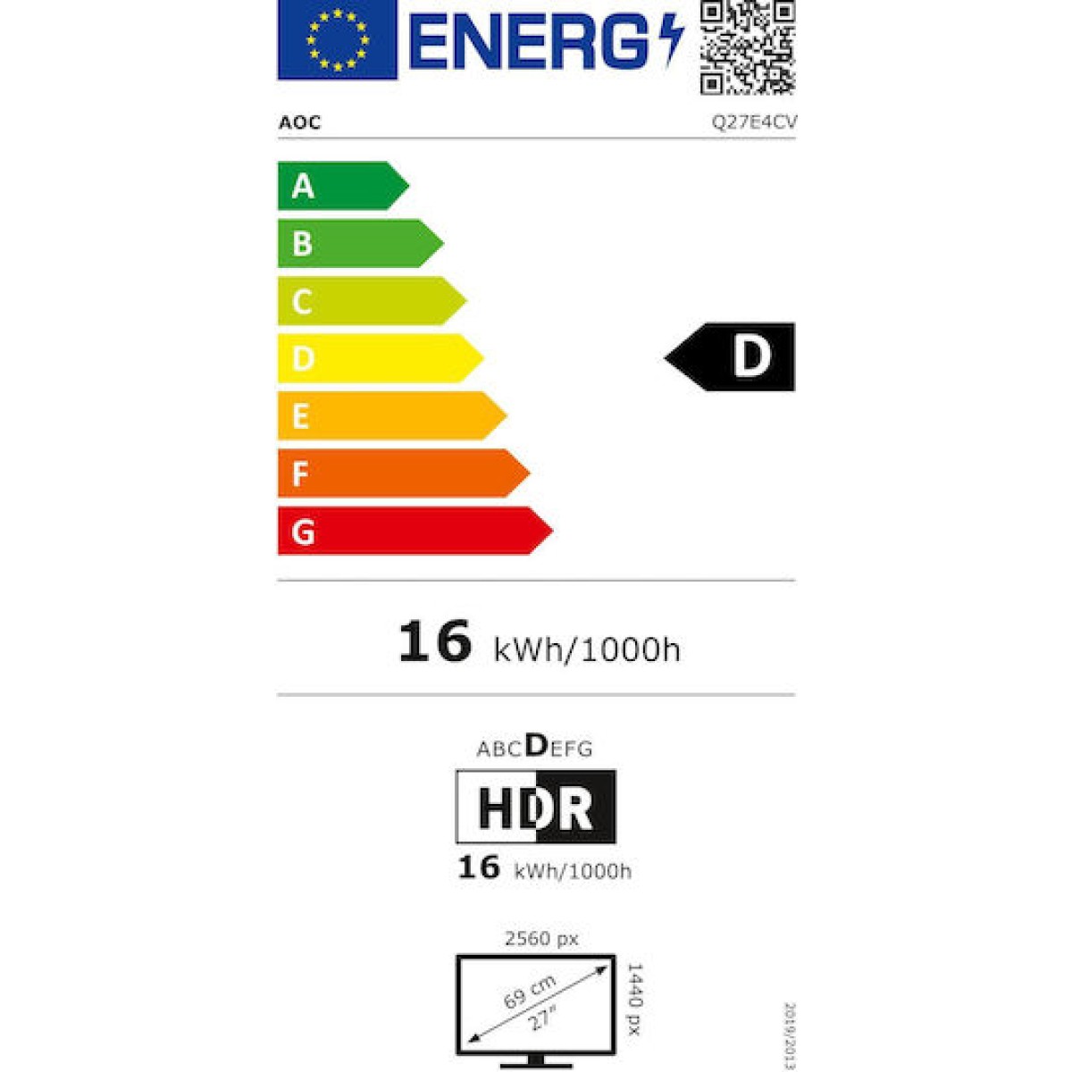 AOC Q27E4CV IPS Monitor 27