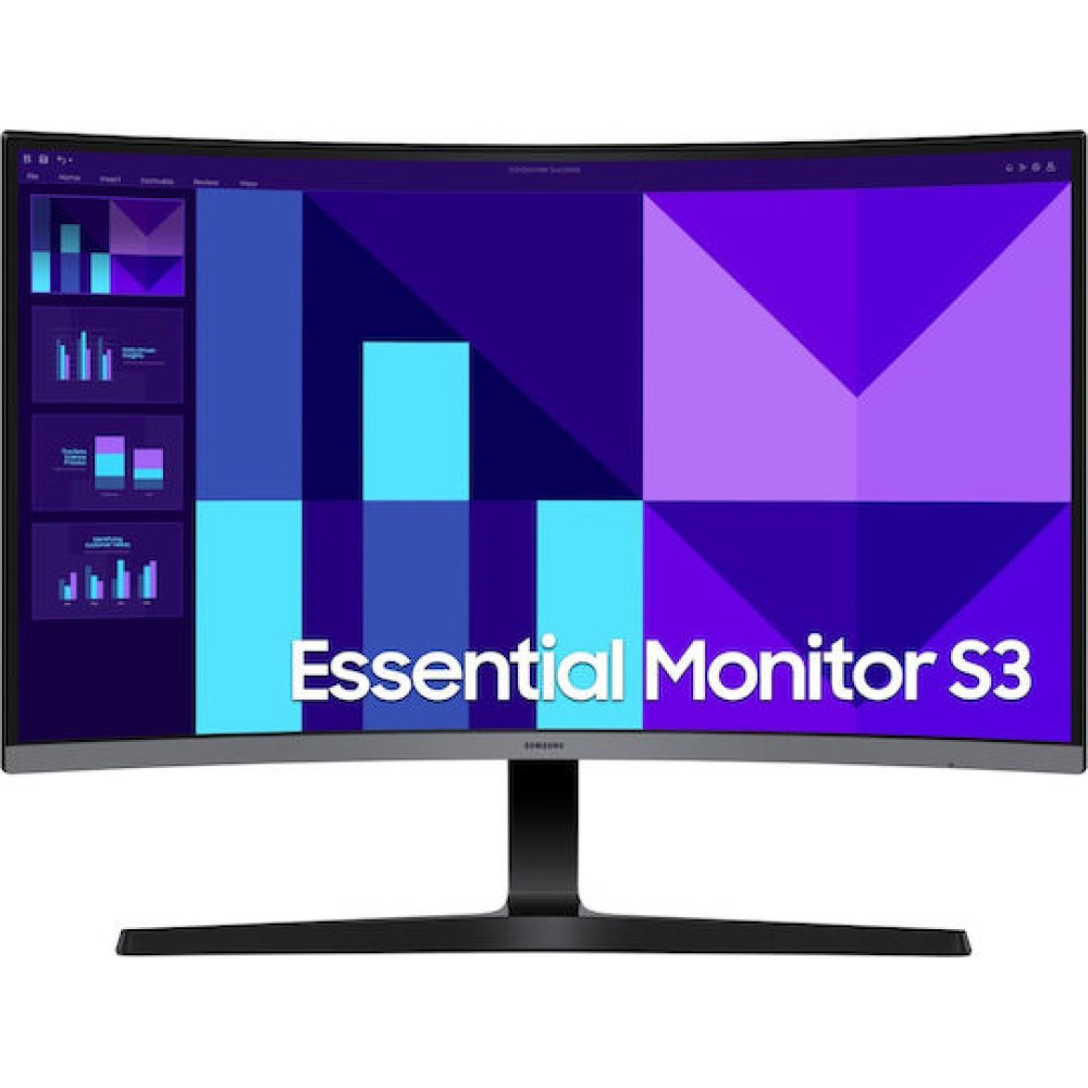 Samsung Essential Monitor S3 27D392 VA Curved Monitor 27