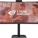 AOC CU34E4CW Ultrawide VA HDR Curved Monitor 34