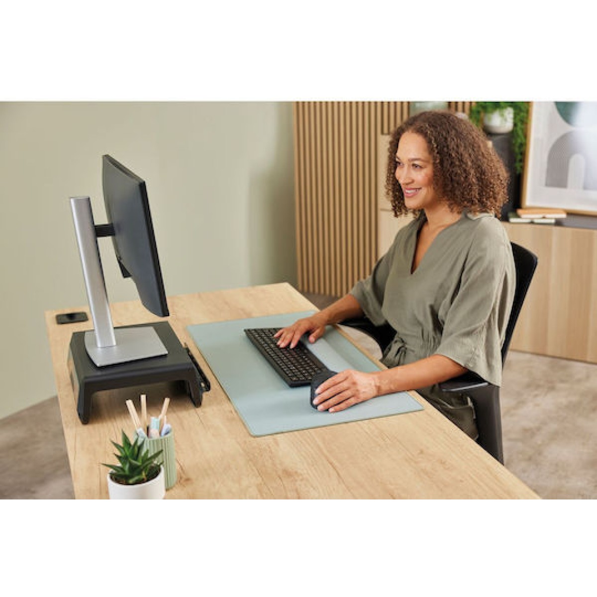 Fellowes Breyta Plus+ Ασύρματο Εργονομικό Bluetooth Vertical Ποντίκι για Αριστερόχειρες Μαύρο