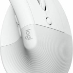 Logitech Lift for Business Ασύρματο Εργονομικό Bluetooth Vertical Ποντίκι Off-White