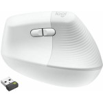Logitech Lift for Business Ασύρματο Εργονομικό Bluetooth Vertical Ποντίκι Off-White
