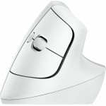 Logitech Lift for Business Ασύρματο Εργονομικό Bluetooth Vertical Ποντίκι Off-White