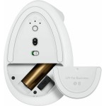 Logitech Lift for Business Ασύρματο Εργονομικό Bluetooth Vertical Ποντίκι Off-White