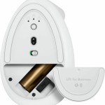 Logitech Lift for Business Ασύρματο Εργονομικό Bluetooth Vertical Ποντίκι Off-White