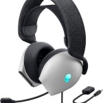Dell Alienware AW520H Over Ear Gaming Headset με σύνδεση 3.5mm Lunar Light for PC
