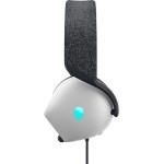 Dell Alienware AW520H Over Ear Gaming Headset με σύνδεση 3.5mm Lunar Light for PC